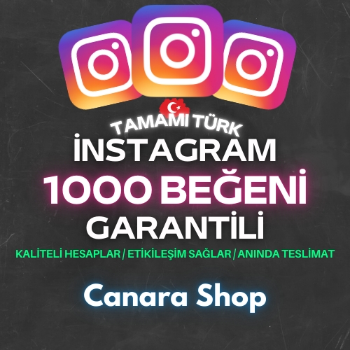  ⭐INSTAGRAM 1000 TÜRK BEĞENİ - Garantili - En İyisi